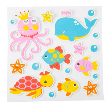 Glow In Dark - Sea Life - 3D Wall Decor Stickers